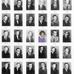 A photo illustration shows a colorized image of Amalya Lyle Kearse amongst black and white images of her male law school classmates.